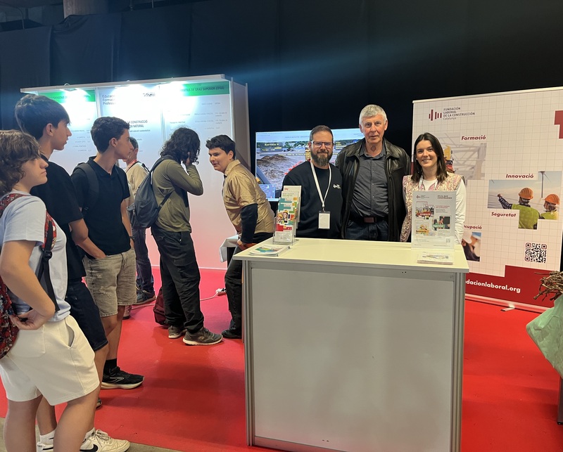 La UEC participa a l’Expojove Girona per donar visibilitat al sector i a l’FP de Construcció